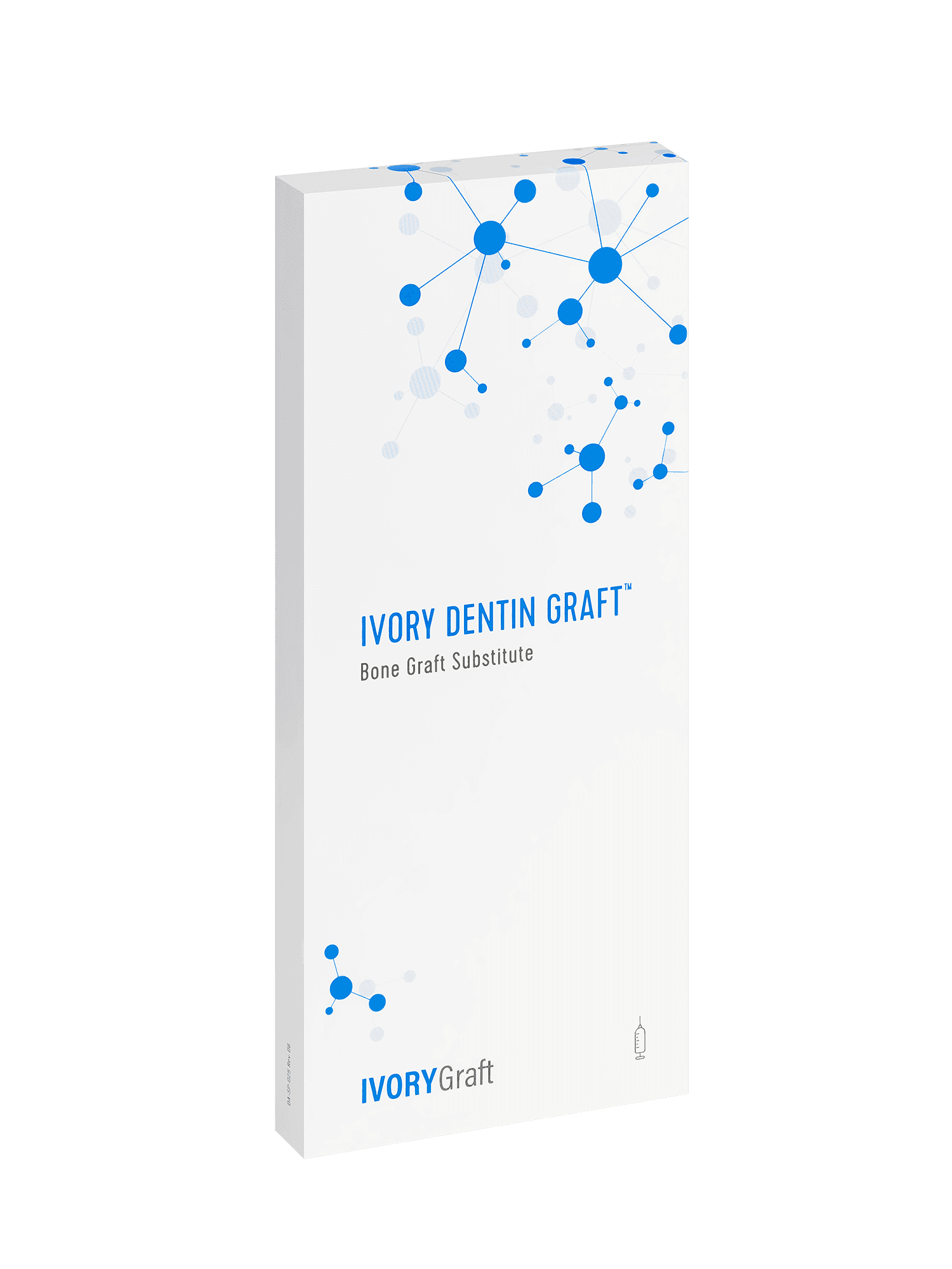 Упаковка Ivory Dentin Graft в форме шприца-аппликатора