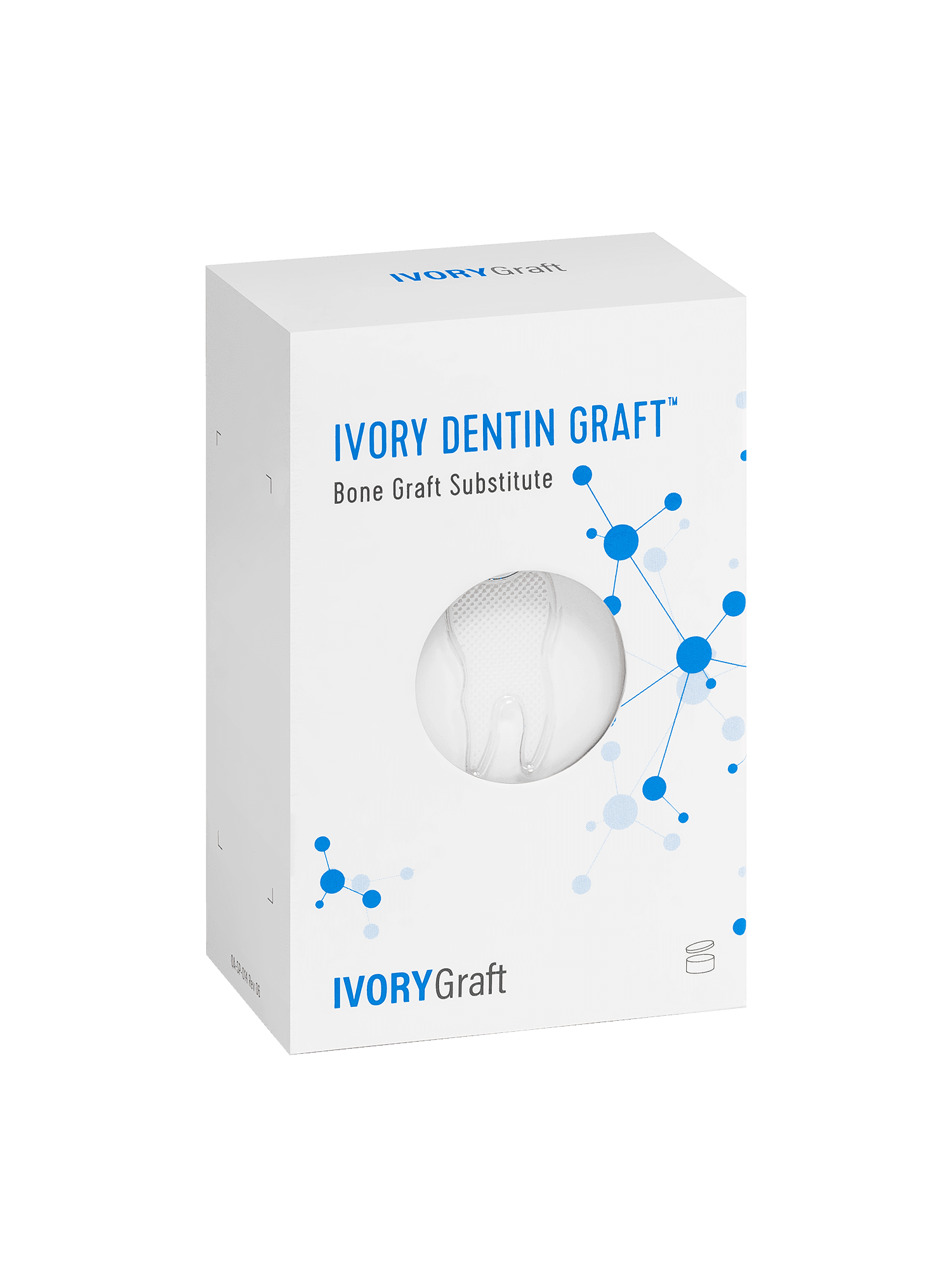 Упаковка Ivory Dentin Graft с флаконом гранул